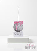 Psalm 30:5 Disco Ball Car Air Freshener – Honeydew Floral Scent