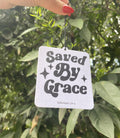 Saved by Grace Car Air Freshener – Sandalwood Scent, Christian Gift