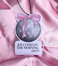 Psalm 30:5 Disco Ball Car Air Freshener – Honeydew Floral Scent